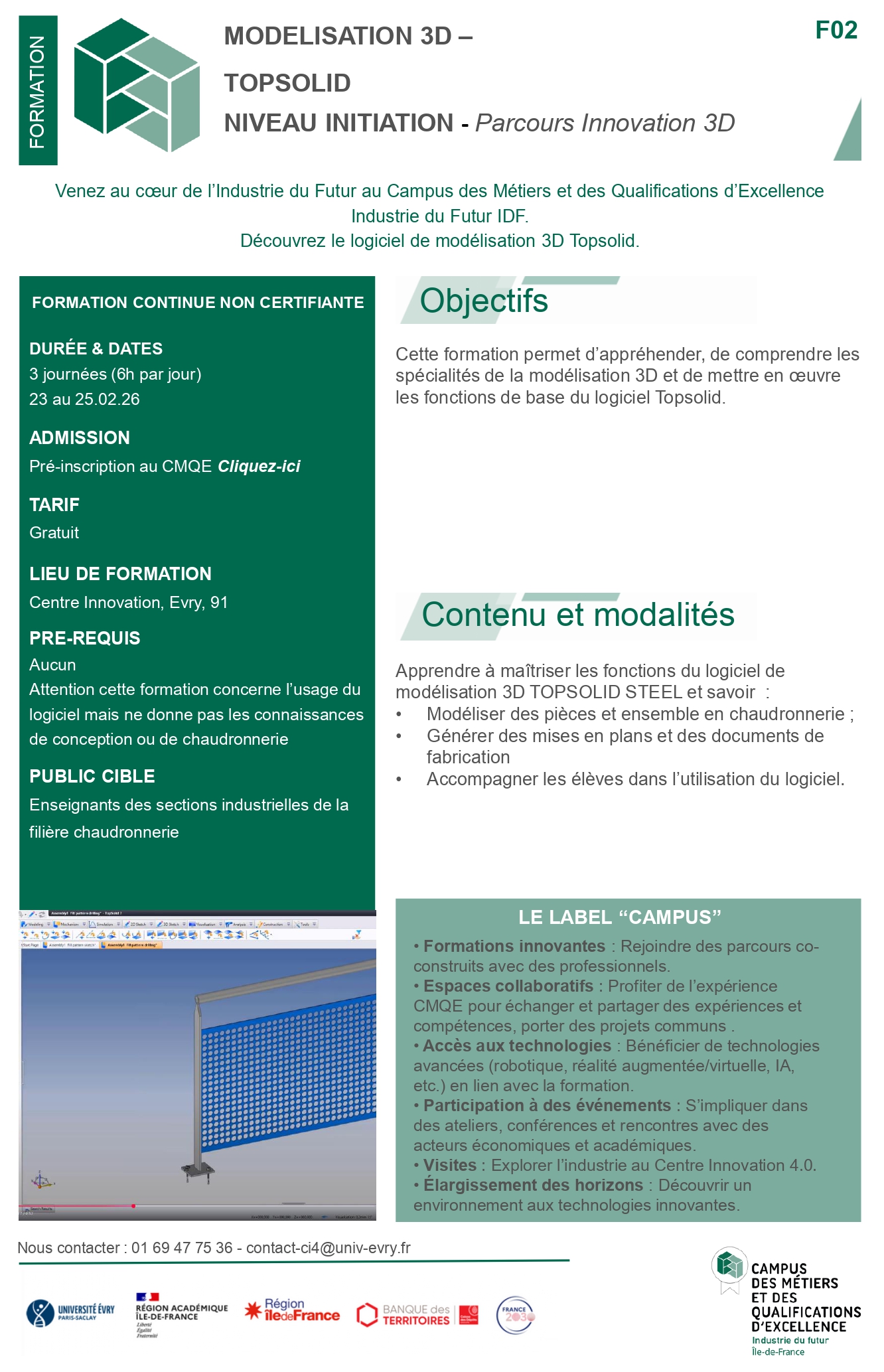 Catalogue Formation 5