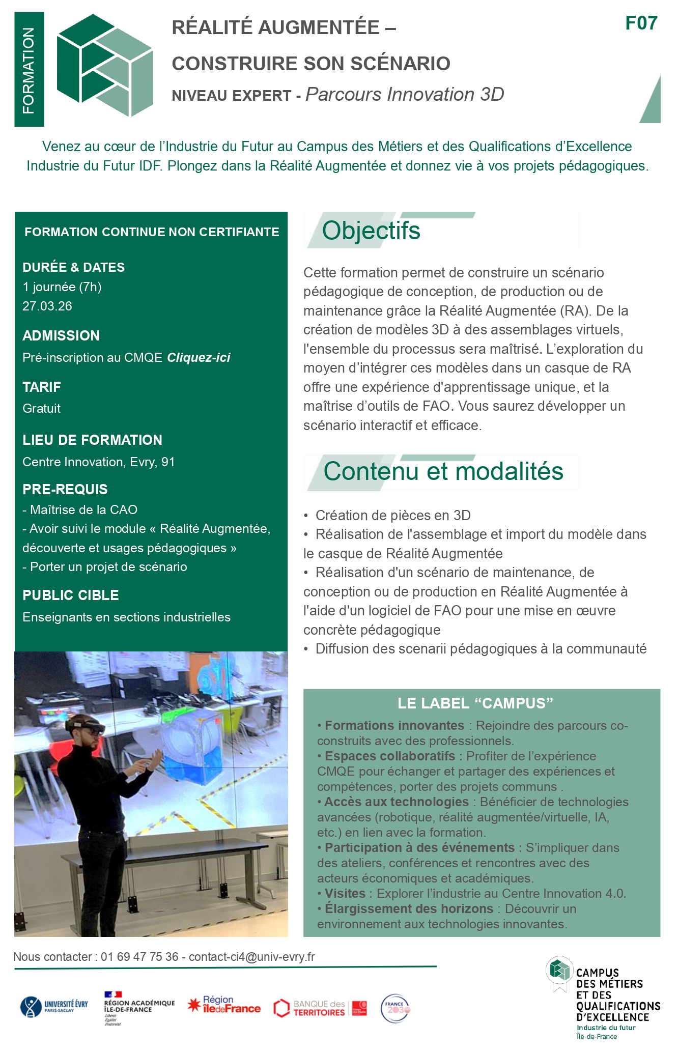 Catalogue Formation 10