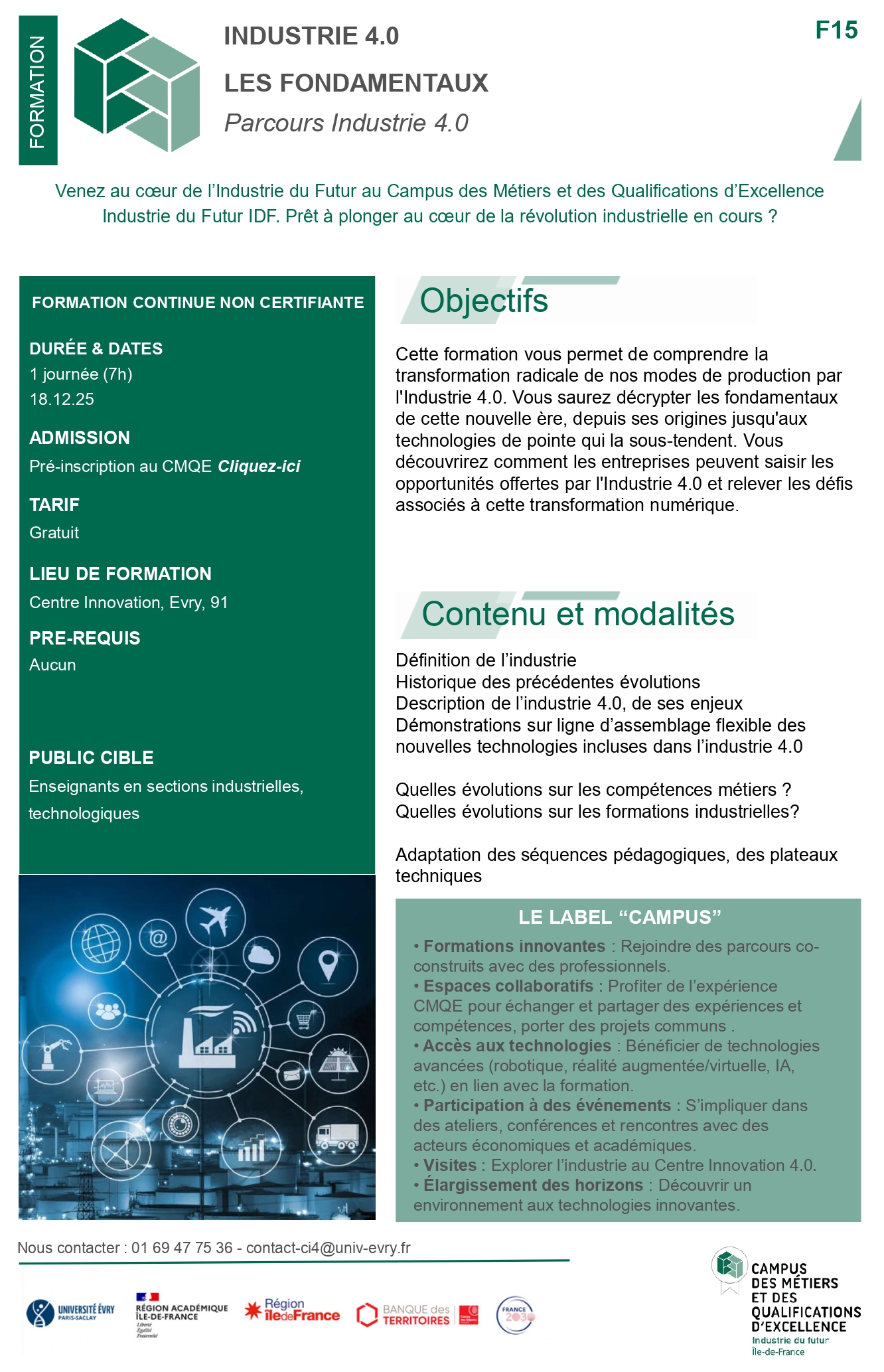 Catalogue Formation 18