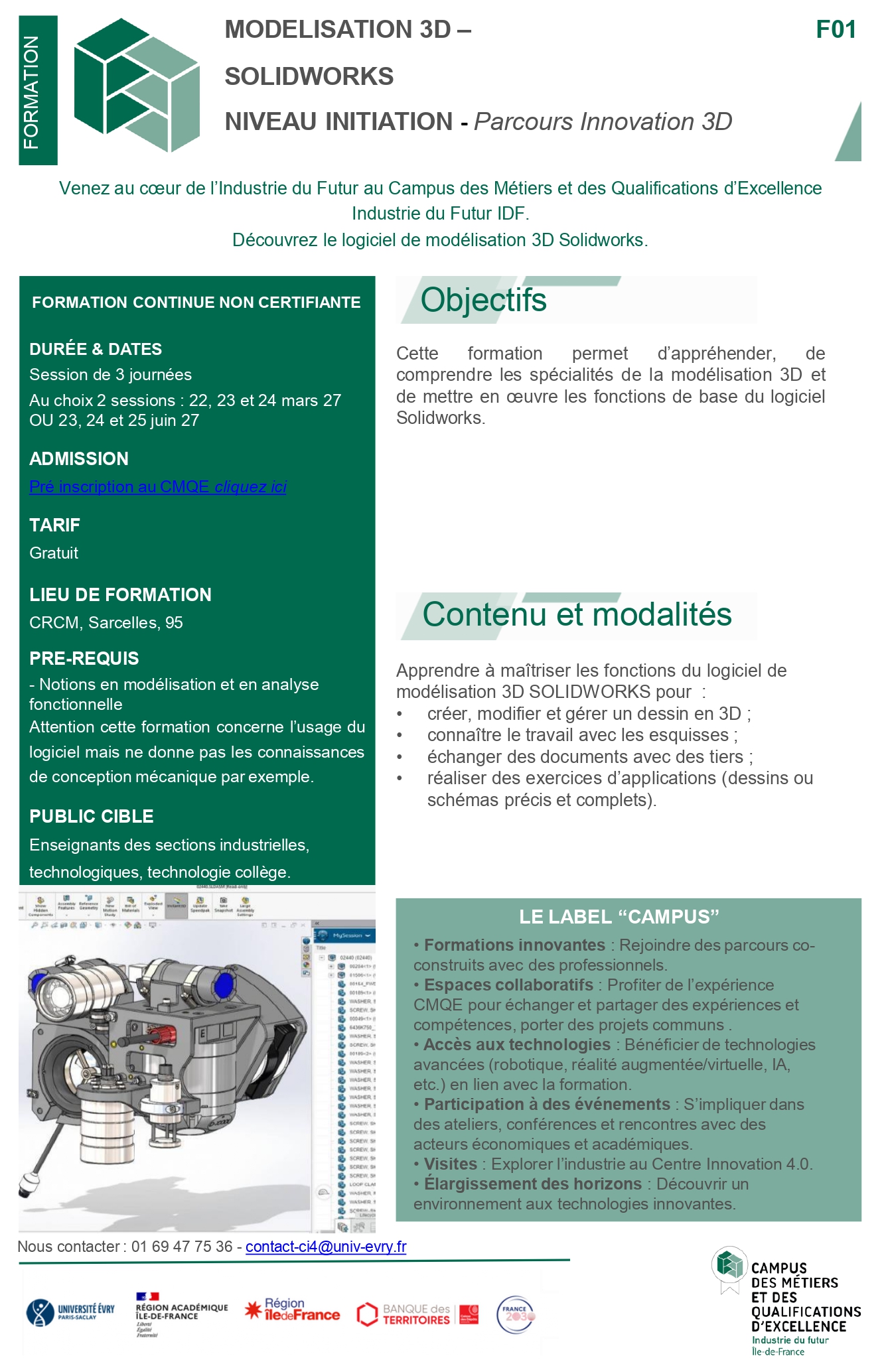 Catalogue Formation 4