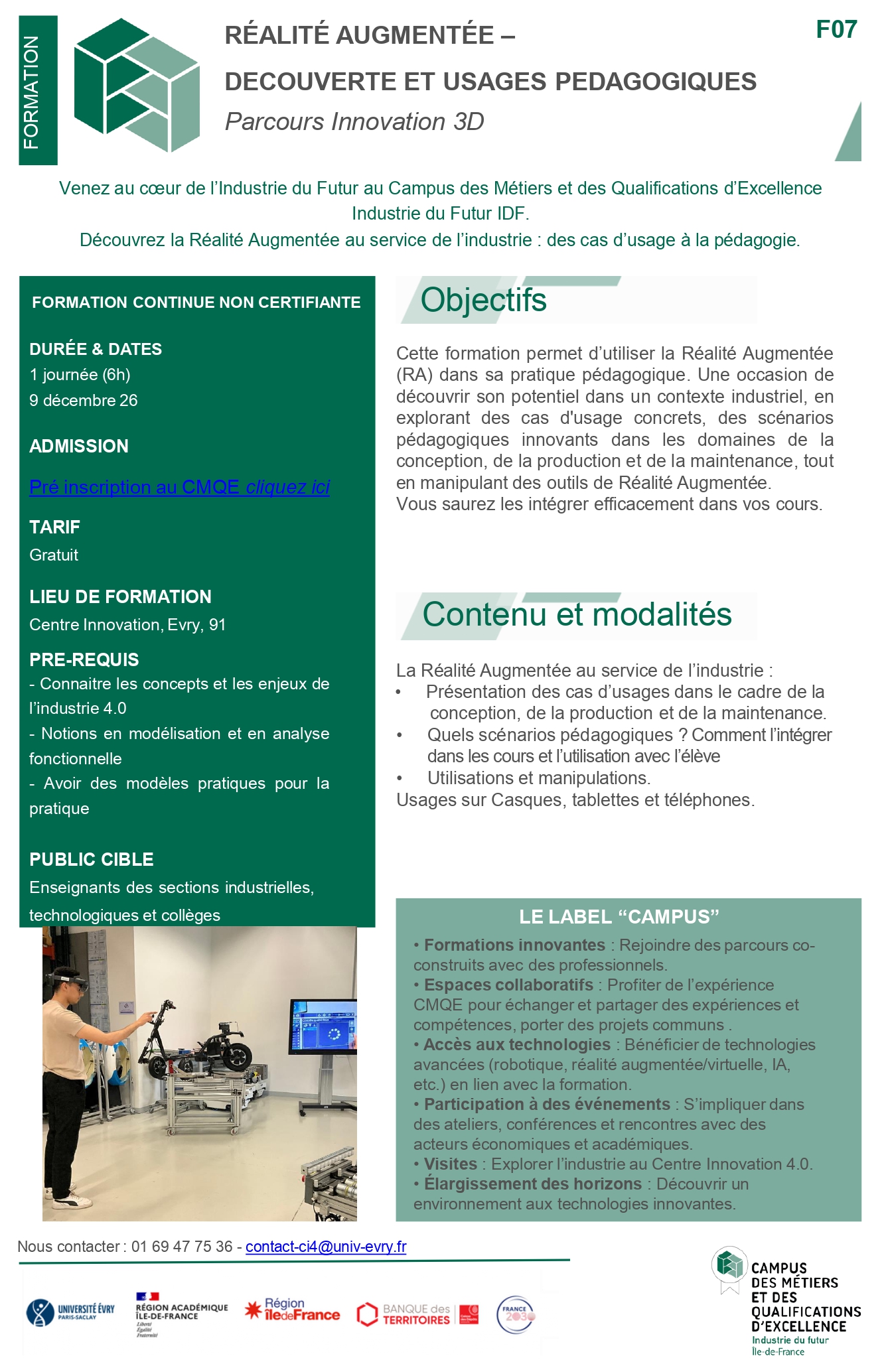 Catalogue Formation 10