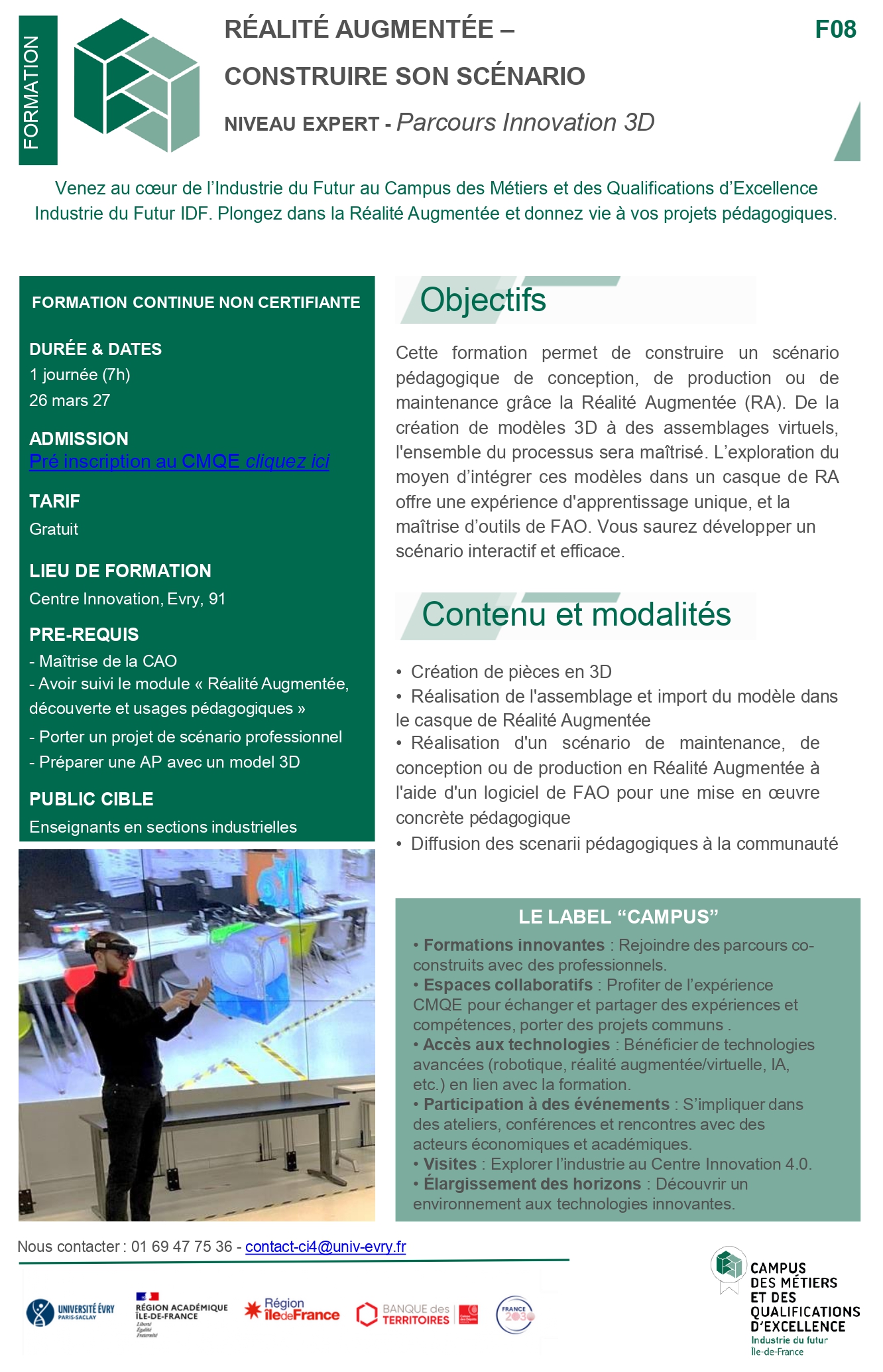 Catalogue Formation 11