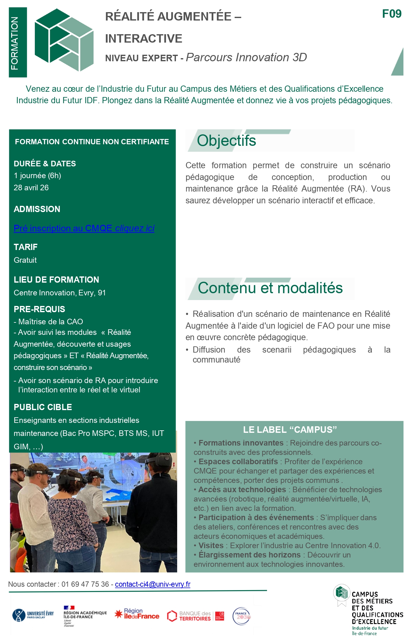 Catalogue Formation 12